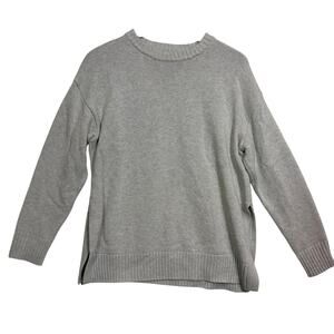 Bae The Label Australia Gray Knit Maternity Sweater Long Sleeve Side Slit S